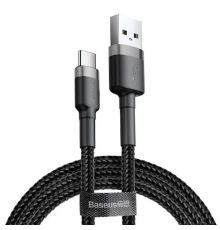 Baseus Cafule Braided Type-C Cable 3.0A 0.5m Grey
