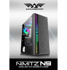 Armaggeddon NIMITZ N9 ATX Gaming Case Black| Armenius Store