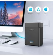 Orico HDE USB3.0 2Bay 3.5'' HDD Enclosure DS200U3