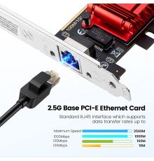 Orico PCI Express Card 2.5G Single Ethernet PTR-FU