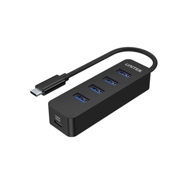 Unitek USB-C Hub 4xUSB-A with USB-C Power Port H1117B Unitek USB-C Hub 4xUSB-A with USB-C Power Port H1117B