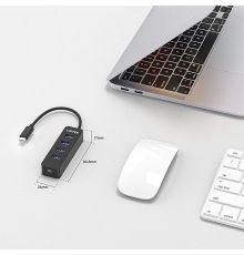 Unitek USB-C Hub 4xUSB-A with USB-C Power Port H1117B