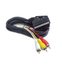 Scart to 3RCA Cable with Switch 2.0m