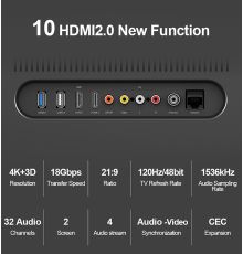 Unitek Y-C139RGY Premium HDMI 2.0 Braided Cable 3.0m