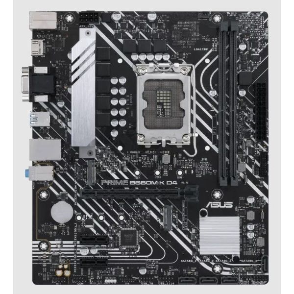 Motherboard ASUS PRIME B660M-K D4 LGA1700 Motherboard ASUS PRIME B660M-K D4 LGA1700