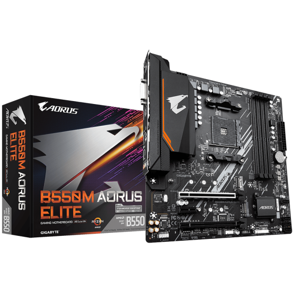 Материнская плата Gigabyte B550M AORUS ELITE Материнская плата Gigabyte B550M AORUS ELITE