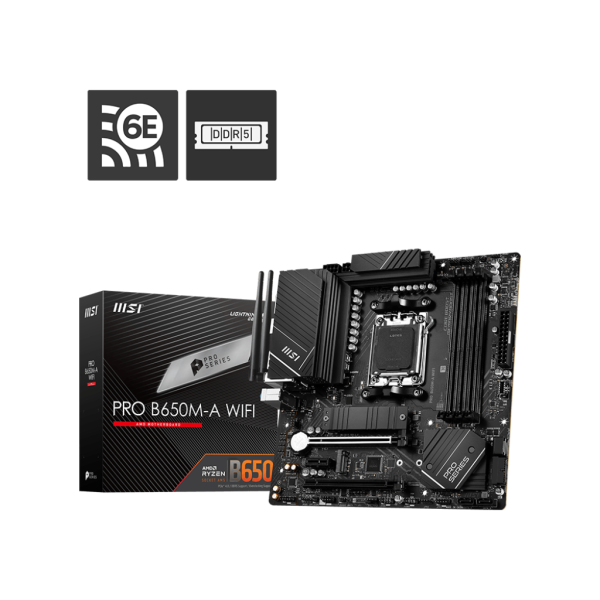 Материнская плата MSI B650M-A PRO WIFI Socket AM5 Материнская плата MSI B650M-A PRO WIFI Socket AM5