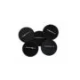 120851 5PCS CUP COASTER 95x95mm BLACK COLORFULL SEAMS IT INNOVATION