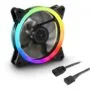 120mm Sharkoon SHARK Blades PWM RGB Fan - Black