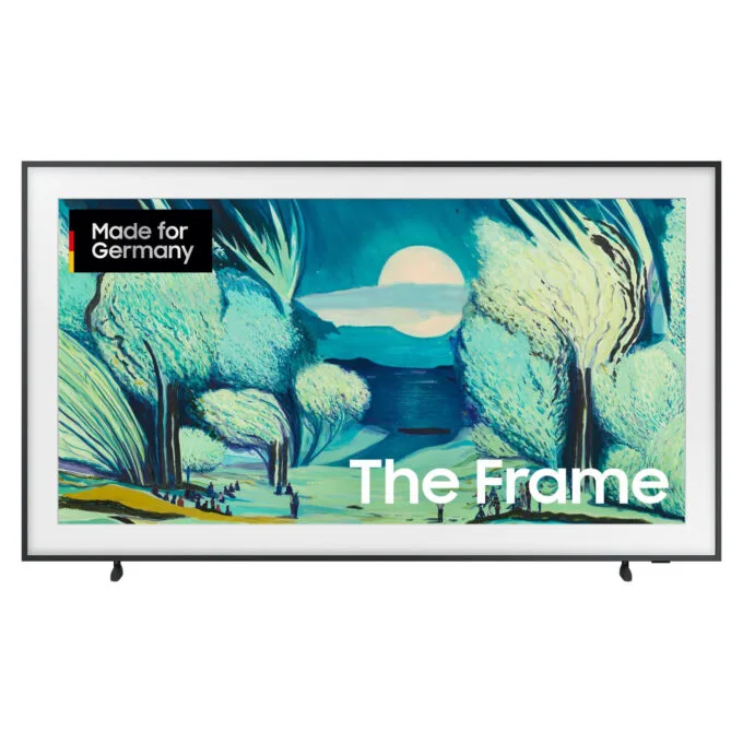163cm 65' (3840x2160) Samsung The Frame GQ65LS03FAUXZG 16:9 QLED 100Hz HDMI USB LAN WLAN Bluetooth One Connect Box Black — image 1