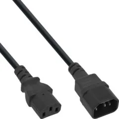 16637 7m EXTENTION CABLE C13 FEM TO C14 MALE INLINE