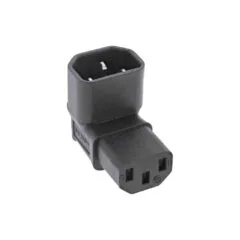 16723F C14 TO C13 ANGLED POWER ADAPTER UP DOWN 3PIN INLINE