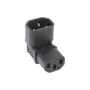 16723F C14 TO C13 ANGLED POWER ADAPTER UP DOWN 3PIN INLINE