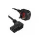 16752A 3m POWER CBL UK PLUG TO C13 RIGHT ANGLED, INLINE