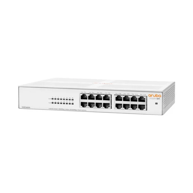 16P HP Enterprise Aruba Instant ON 1430 16G Switch RM — image 2