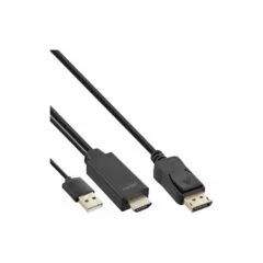 17162P 2m 4K HDMI TO DISPLAY PORT CONVERTER CABLE INLINE
