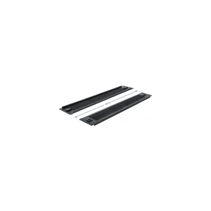 19' cable management brush strip, cable guide — image 2