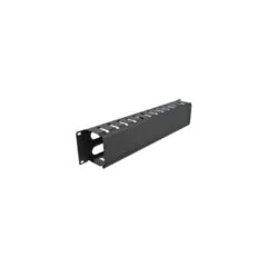 19' cable management patch panel with 4 openings, cable routing
