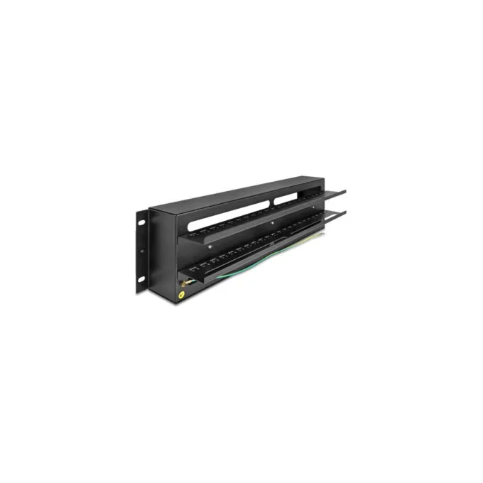 19' circuit breaker strip with cover and DIN rail, bracket — image 2