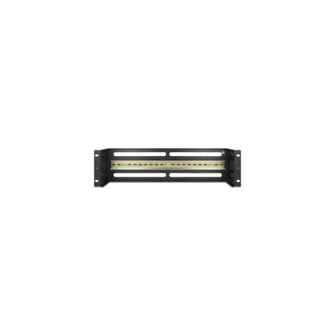 19' circuit breaker strip with cover and DIN rail, bracket — image 4