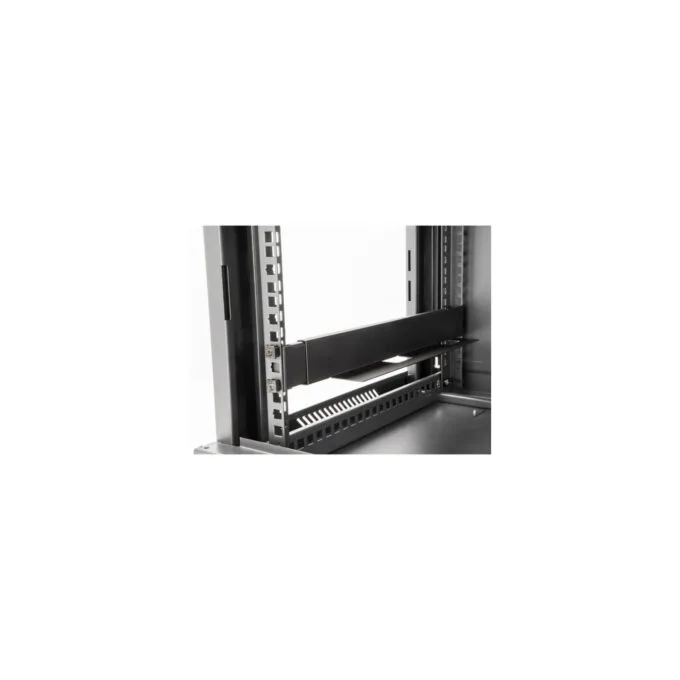 19' mounting rail, length adjustable 368 - 600 mm for network cabinet, built-in rails — image 4