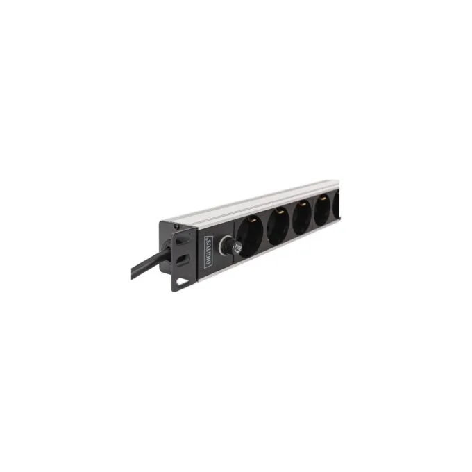 19' PDU Power Strip with Aluminum Profile - 9-fold - Back-up Fuse — image 4