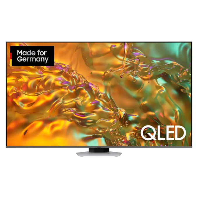 215.9cm 85' (3840x2160) Samsung GQ85Q80DATXZG 16:9 QLED 100Hz HDMI USB WLAN Bluetooth HDR10+ Speaker Titan Black — image 1