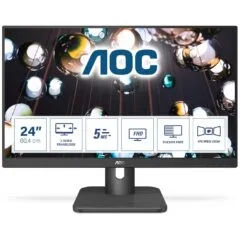 23.8'' IPS Full HD Monitor - 24E1Q - Flat, 60.5 cm, 1920x1080, 5ms, HDMI/VGA/DP, VESA, Black