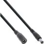 26905G 5m DC EXTENSION CABLE, DC MALE FEMALE 5.5X2.5MM, AWG 18, BLACK INLINE