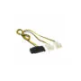 29683F SATA POWER CABLE Y-CABLE SATA FEMALE TO 2x FAN 2PIN MALE 0,30m INLINE