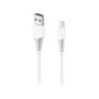 2GO USB Lade- Datenkabel Apple Lightning 1m weiß