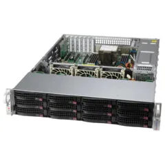 2HE Supermicro Gehäuse SuperChassis 2U CSE-826BAC12-R802LPB