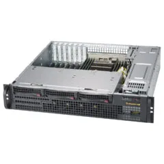 2HE Supermicro SC825M BTQC-R802LPB - Rack-Montage - 2U - verbessertes - erweitertes ATX