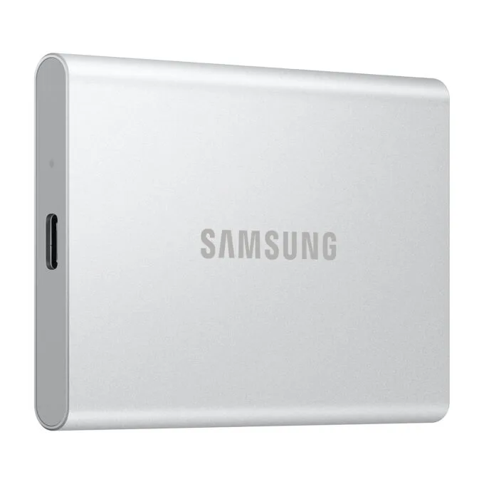 2TB Samsung Portable T7 Resurrected USB-C 3.1 (10Gb ?s) Silber externe Festplatte SSD — image 2