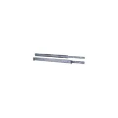 2U Telescopic Rails - 455 mm, Built-in Rails