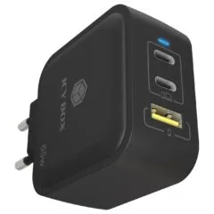 3-Port IcyBox 65W GaN with PD 3.0 - 3-Port 65W GaN PD 3.0