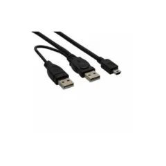 33107X USB2.0 TWIN POWER CBL 1m INLINE