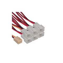 33436 FAN ADAPTER Y-CABLE 3-PIN MOLEX TO 6x 3-PIN F M INLINE