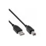 34520X 2m USB2.0 A-B M M CBL BLK INLINE