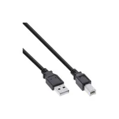 34550X 0.5m USB2.0 A-B M M CBL BLK INLINE