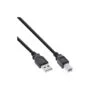 34550X 0.5m USB2.0 A-B M M CBL BLK INLINE
