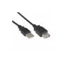 34603B USB2.0 EXT CBL 3m A-A BLK INLINE