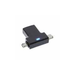 35804 USB3.1 FEM A OTG T-ADAPTOR T-TYPE TO USB TYPE- C AND MICRO USB INLINE