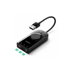 40964 SOUND CARD USB2.0 BLACK UGREEN
