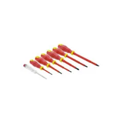 43007C SCREWDRIVER SET 7 pcs. INCL. VOLTAGE TESTER, INLINE