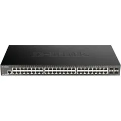 48+4P D-Link DGS-1250-52X - 48x1G RJ45 + 4xSFP+ uplinks, rackmount, web-managed