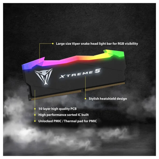 48GB Patriot Memory PC7600 (2x24) Viper Xtreme 5 RGB PE945 — image 9