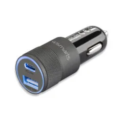 4smarts Kfz-Ladegert Rapid+ mit Quick Charge und PD 27W schw.