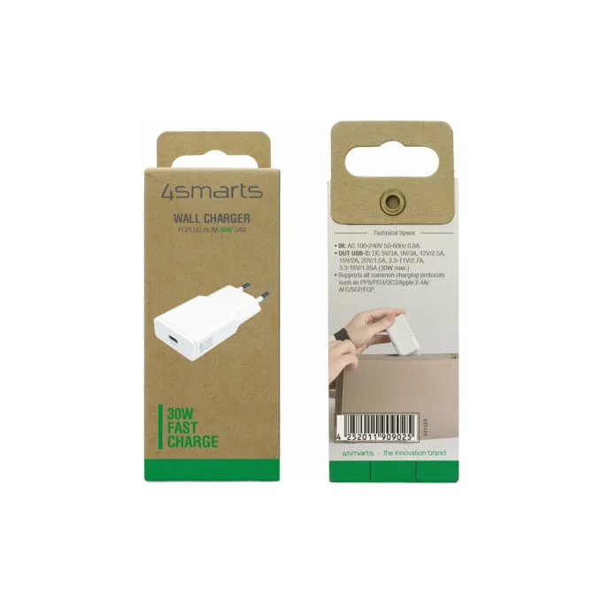 4smarts Netzladegert PDPlug Slim 30W GaN 1C. wei — image 5