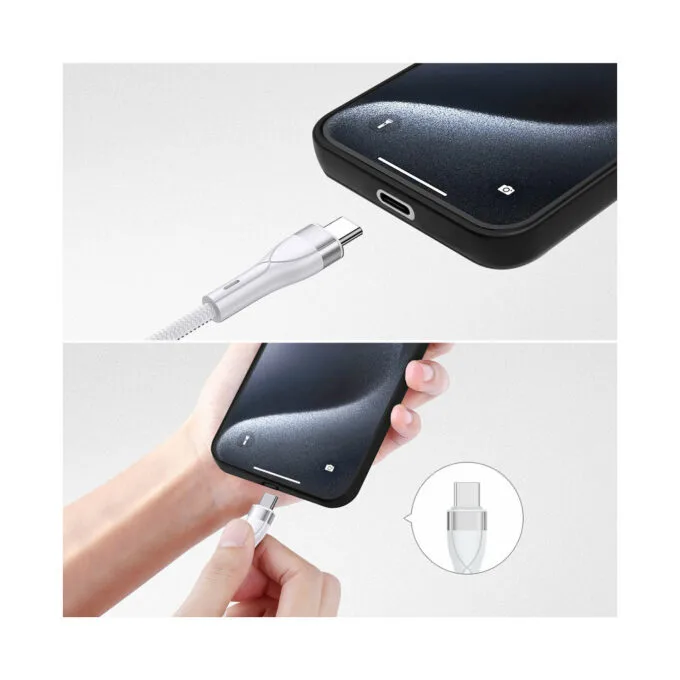 4smarts USB-C A Multi-Ladekabel 4in2 1.2m. wei — image 6
